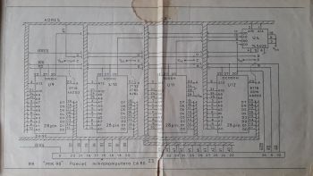 schemat mikrokomputera CA80 - dokumentacja, dodatek  MIK05B