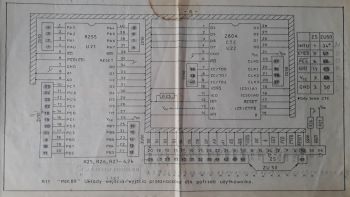 schemat mikrokomputera CA80 - dokumentacja, dodatek  MIK05B